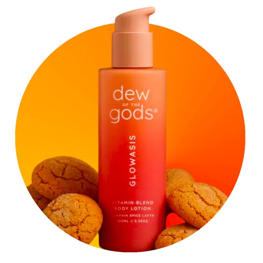 Dew of the Gods 
Glowasis Vitamin Blend Body Lotion - Pumpkin Sugar Cookie